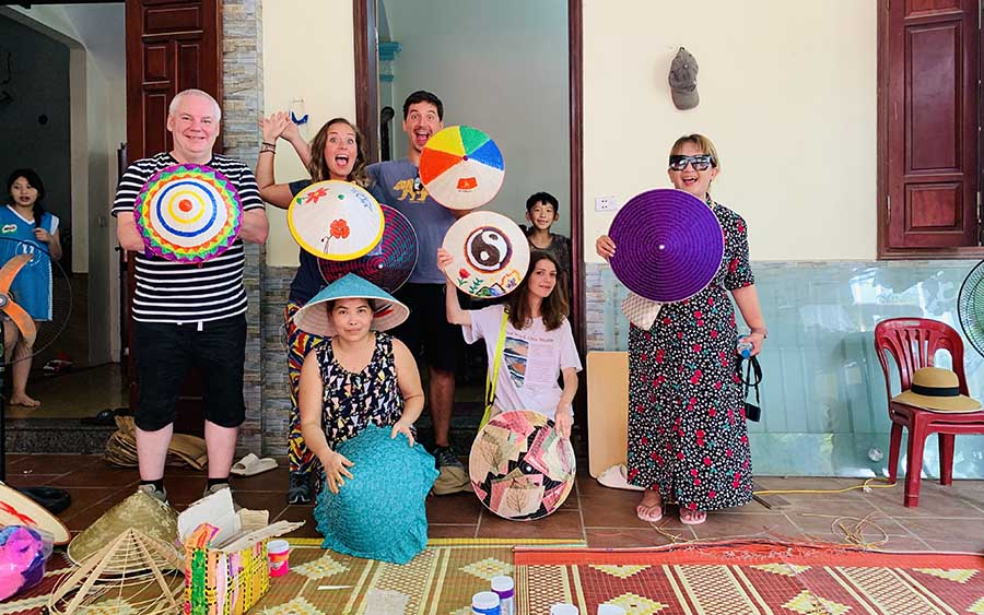 Hanoi conical hat village