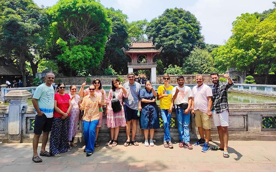 Van Mieu visit Hanoi City tour